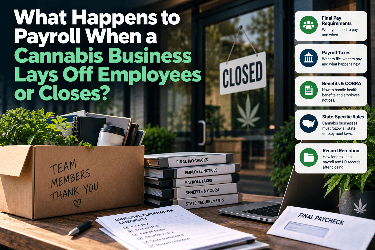 Cannabis Payroll Closure Guide