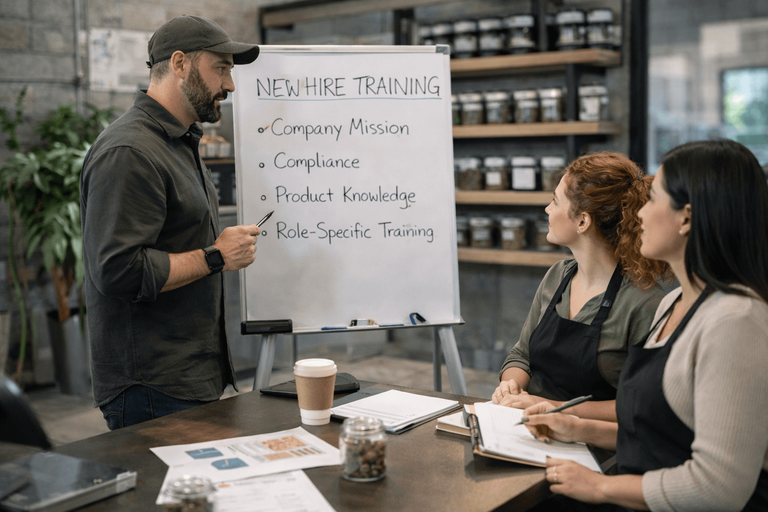 New hire training in cannabis industry