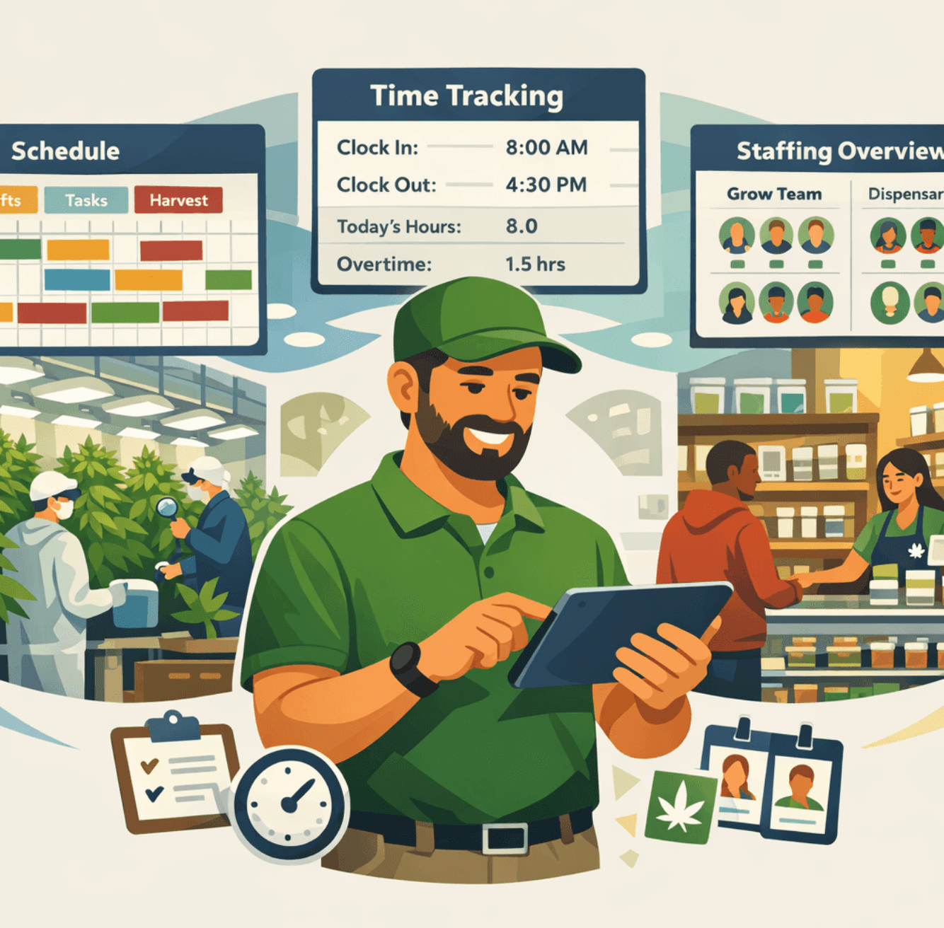 Your-Schedule-Is-Trying-to-Tell You Something: How Cannabis Operators Can Turn Workforce Data Into Lower Labor Costs, Better Coverage, and Stronger Compliance