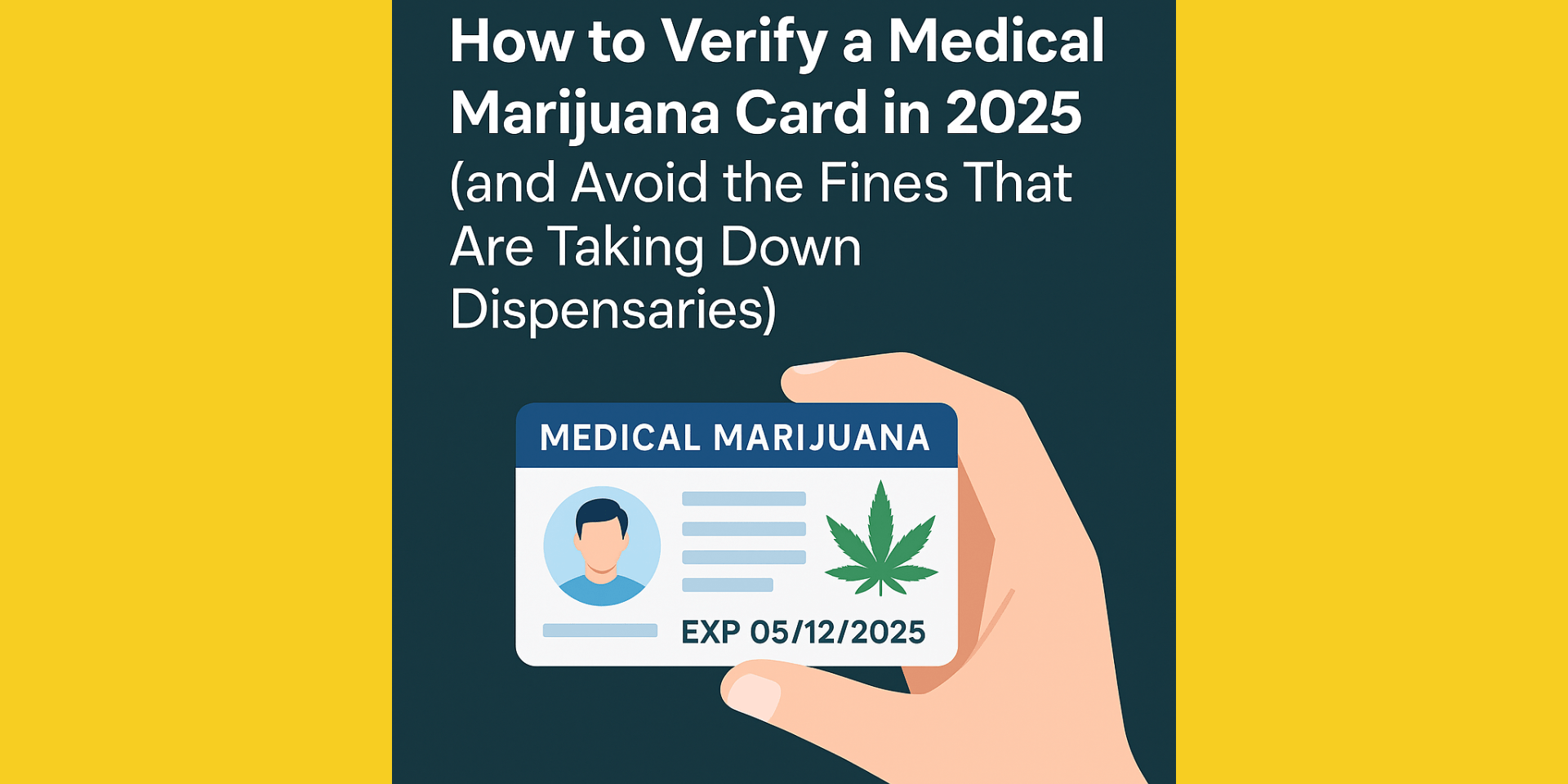 How to Verify Medical Marijuana Cards in 2025 and Avoid Costly Fines, image size:1920x960